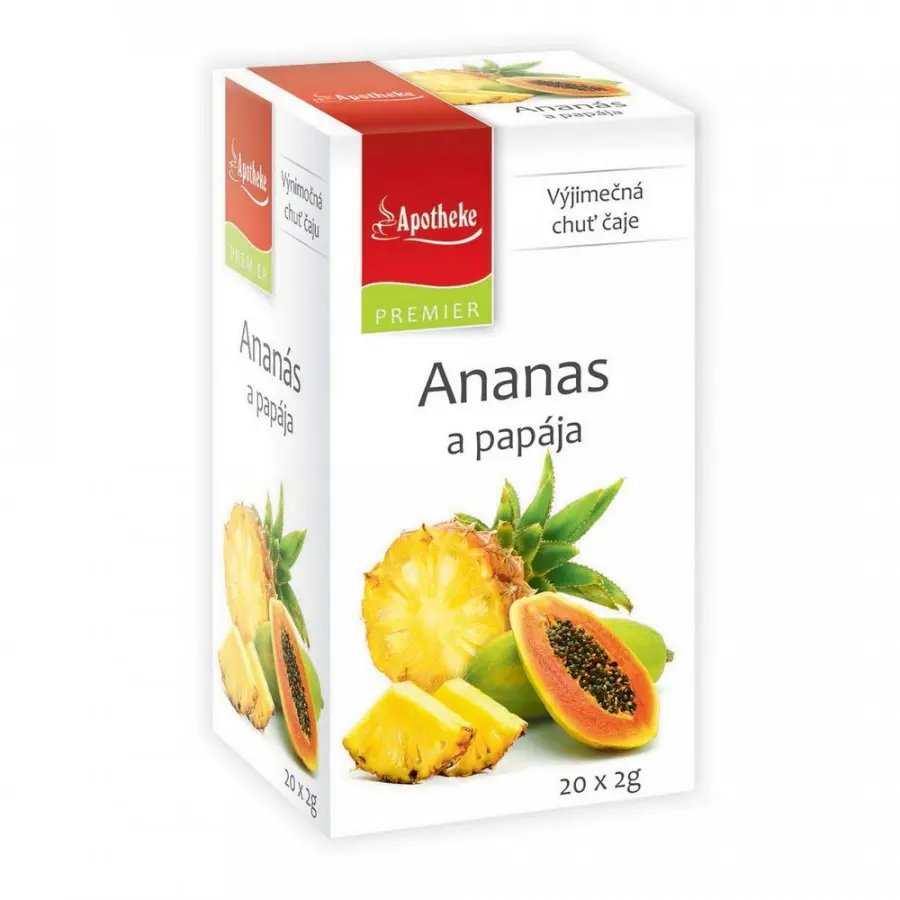 4143_APOTHEKE PREMIER ANANAS A PAPAJA CAJ 20 X 2 G